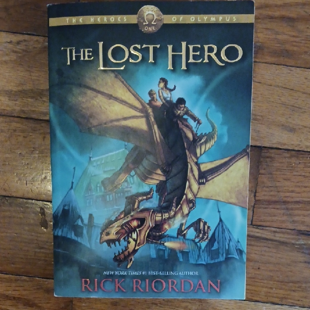 The Lost Hero by Rick Riordan - Blue Cover Fantasy Paperback